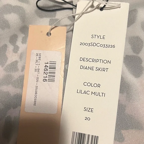 Veronica Beard Multicolor Leopard Print skirt - Picture 7 of 8